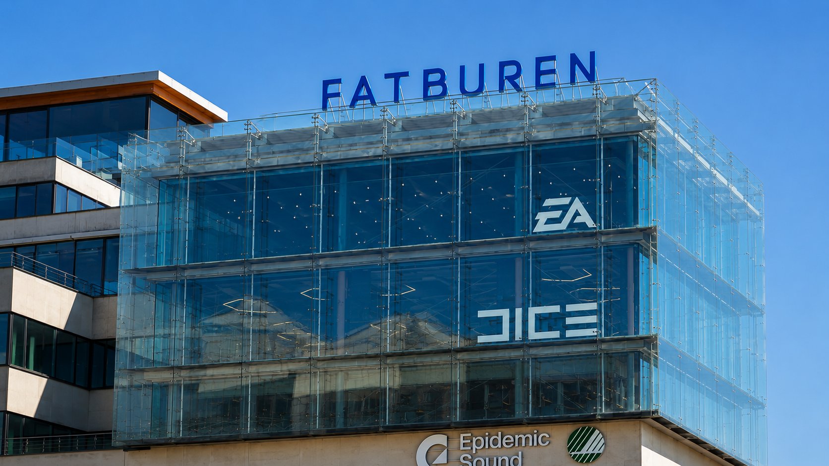 The EA DICE studio building in Stockholm