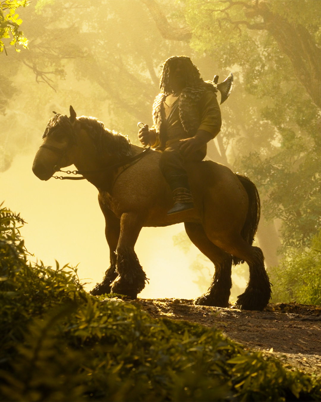 Brendan, the Bandit King, on horseback in LAIKA's ‘Wildwood’